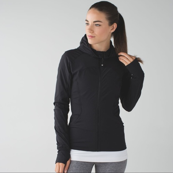 lululemon athletica Jackets & Blazers - Black Lululemon Jacket with Stripes (reversible)